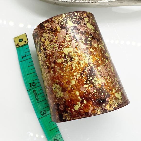 NEW Free People Large Granite and Copper Patina Cuff - Picture 8 of 8